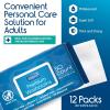 imageInspire Adult Wet Wipes Wash Cloths  Adult Wipes for Incontinence ampamp Cleansing for Elderly 8quotx12quot 200 count50 Count Pack of 12