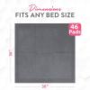 imageInspire Extra Large Super Absorbent Disposable Bed Pads for Incontinence Ultra Thick and Absorbent Bed Pads Disposable Adult  Puppy Pads  Pee Pads for Adults 30quot X 36quot Pack of 50Gray 36 x 36