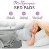 imageInspire Underpads  Stain Hiding Gray Reusable Incontinence Bed Pads  Waterproof Mattress Pad  for Adults Babies and Dogs 18 X 24  3 Pack34 X 36  2 Pack
