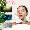 imageAsara Disposable Face Towel XL Facial Wipes  Organic Vegan Biodegradable  Add Water As a Makeup Remover  Sensitive Skin Face Towels  Clean Daily Towelettes 100 CountUnscented