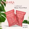 imageAsara Disposable Face Towel XL Facial Wipes  Organic Vegan Biodegradable  Add Water As a Makeup Remover  Sensitive Skin Face Towels  Clean Daily Towelettes 100 CountUnscented