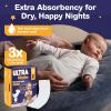 imageDimples Booster Pads Baby Diaper Doubler Inserts with Adhesive  1 Size Fits All Diapers  Boosts Absorbency  No More leaks for Overnight Travel Nighttime or Anytime 21 Count