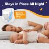 imageDimples Booster Pads Baby Diaper Doubler Inserts with Adhesive  1 Size Fits All Diapers  Boosts Absorbency  No More leaks for Overnight Travel Nighttime or Anytime 21 Count
