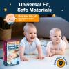 imageDimples Booster Pads Baby Diaper Doubler with Adhesive for Secure Fit  1 Size Fits All Diapers  Boosts Absorbency No More leaks 60 Count30 Count Pack of 2
