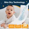 imageDimples Booster Pads Baby Diaper Doubler with Adhesive for Secure Fit  1 Size Fits All Diapers  Boosts Absorbency No More leaks 60 Count30 Count Pack of 2