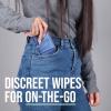 imageInspire A Little Discretion Please Individually Wrapped Flushable Wipes For Adults in Discreet Unmarked Packaging Unscented Septic and Sewer Safe Travel Friendly Biodegradable 30 Ct60 Ct