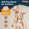 imageInspire Dimples Booster Pads Baby Diaper Doubler with Adhesive  1 Size Fits All Diapers  Boosts Diaper Absorbency  No More leaks 90 Count with Adhesive for Secure Fit
