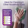 imageInspire Exam Medical Clear Vinyl Disposable Gloves  Latex Free for Cleaning Food Prep