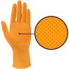imageInspire HEAVY DUTY ORIGINAL Stretch Nitrile Black Gloves Disposable Latex Free  Food Mechanic 6mil Black or 8 Mil Orange8mil Orange