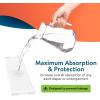 imageInspire Incontinence Booster Pads Super Absorbent Absorbs Over 5 Cups  Liner Women and Men  Inserts for Adult Diapers Overnight 88 CountRegular 145 x 43  44 Count