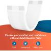 imageInspire Incontinence Booster Pads Super Absorbent Absorbs Over 5 Cups  Liner Women and Men  Inserts for Adult Diapers Overnight 88 CountRegular 145 x 43  44 Count