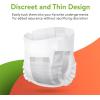 imageInspire Incontinence Booster Pads Super Absorbent Extra Long  Pad Liner Women and Men  Inserts for Adult Diapers 5 Cups Absorbency 36 Count Money Back Leak Free GuaranteeLong 185 x 39  18 Count