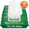 imageInspire Naturals Pet Wipes for Dogs and Cats 100 Natural Plant Based with Organic Antioxidants Dog Wipe Cleaning Deodorizing  Cat Wipes  Puppy Wipes  Dog Wipes for Paws and Butt 50ct  1 Pack200ct  4 packs of 50