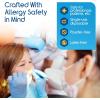 imageInspire Nitrile Exam Gloves  The Original Quality Stretch Nitrile Cobalt Blue  45 Gloves Disposable Latex Free Medical EMTLight Blue