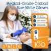 imageInspire Nitrile Gloves Medical Examination  45 Grade The Original Quality Stretch Cobalt Blue  Disposable Latex Free DoctorsEMT Food Service Cleaning Janitorial Household Hospitals and MoreLarge