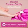 imageInspire Pink Gloves Disposable Latex Free  Nitrile Pink Glove Hair and Nail Salon Esthetician Nitrile Disposable Gloves2 Boxes of 50