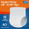 imageInspire Protective Underwear for Men and Women  Adult Diapers for Bowel Incontinence  Disposable Underwear for Women and Men  4 Bags of 18  72 Total LargeSmallMedium