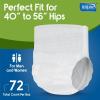 imageInspire Protective Underwear for Men and Women  Adult Diapers for Bowel Incontinence  Disposable Underwear for Women and Men  4 Bags of 18  72 Total LargeLarge
