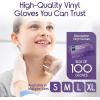 imageInspire Stretch Vinyl Exam Gloves  THE ORIGINAL Quality Disposable Latex Free Medical Glove Cleaning Cooking Food Service Labs Healthcare and Household Small 1000 CountXLarge