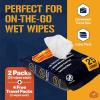 imageInspire Trail Wipes  Camping Wipes Body Wipes Adults  Biodegradable Wipes For Camping Travel Gym With Aloe And Vitamin E  No Rinse Bathing Shower Wipes Women Or Men50 Count 2 Packs Of 25