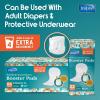 imageInspire Ultra Absorbency Incontinence Booster Pads  Absorbs Over 4 Cups  for Women or Men Adhesive Strip Use in Incontinence Underwear and Diapers LeakFree 66 Count66 Count