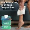 imageInspire Ultra Thick Rinse Free Body Wipes Bathing Wipes Rinse Free Wet Wipes Thick Strong Extra Large With Aloe Vera EnrichedUltra Thick 10 Packs Of 8