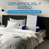 imageKolbs Bed Wedge Pillow Chic Jacquard Cover for Sleeping and Acid Reflux Heartburn Standard Width 75quot Height19 Reading Wedge