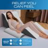 imageKolbs Bed Wedge Pillow Chic Jacquard Cover for Sleeping and Acid Reflux Heartburn Standard Width 75quot Height4 Piece Wedge Set