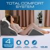 imageKolbs Bed Wedge Pillow Chic Jacquard Cover for Sleeping and Acid Reflux Heartburn Standard Width 75quot Height4 Piece Wedge Set