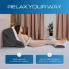 imageKolbs Bed Wedge Pillow Chic Jacquard Cover for Sleeping and Acid Reflux Heartburn Standard Width 75quot Height4 Piece Wedge Set