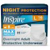 imageInspire Adult Diapers Women or Men  MAX Absorbency  Our Most Absorbent and Dry Incontinence Underwear for Women or Men  Leak Proof Diaper Overnight or Daytime for HeavyLarge 16 Count