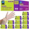 imageInspire Exam Medical Clear Vinyl Disposable Gloves  Latex Free for Cleaning Food Prep