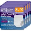 imageInspire Protective Underwear for Men and Women  Adult Diapers for Bowel Incontinence  Disposable Underwear for Women and Men  4 Bags of 18  72 Total LargeExtra Large