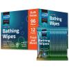 imageInspire Ultra Thick Rinse Free Body Wipes Bathing Wipes Rinse Free Wet Wipes Thick Strong Extra Large With Aloe Vera EnrichedThick Value Pack  12 Packs Of 8