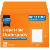 imageInspire XL 30 x 36 Ultra 100 Grams Super Absorbent Bed Pads for Incontinence 50