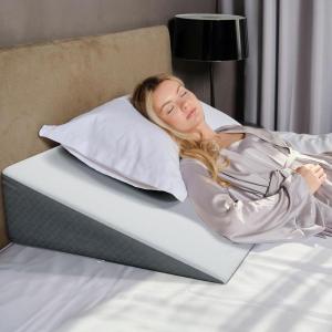 imageKolbs Bed Wedge Pillow Chic Jacquard Cover for Sleeping and Acid Reflux Heartburn Standard Width 75quot HeightExtra Wide 75 Height