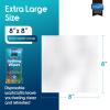 imageBody Wipes for adults bathing no rinse  Adult Wash Cloths Extra Large Bathing Wipes for Incontinence 8quotx 8quot In 192 count Bulk Pack  By Inspire