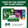 image:imageInspire Pet Dog Diaper Liners Booster Pads for Male and Female Dogs  for Male Dog Diapers Female Dog Diapers 100ct  Disposable Diaper Inserts Large