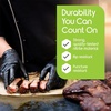 image:imageInspire Black Nitrile Disposable Gloves  45 Nitrile Disposable Safety Medical Cooking Cleaning GlovesBlack  Box of 100