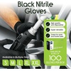 image:imageInspire Black Nitrile Disposable Gloves  45 Nitrile Disposable Safety Medical Cooking Cleaning GlovesBlack  Box of 100
