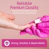 image:imageInspire Pink Gloves Disposable Latex Free  Nitrile Pink Glove Nail Salon and Hair Dye  Esthetician Nitrile Disposable  Nitrile gloves Medium